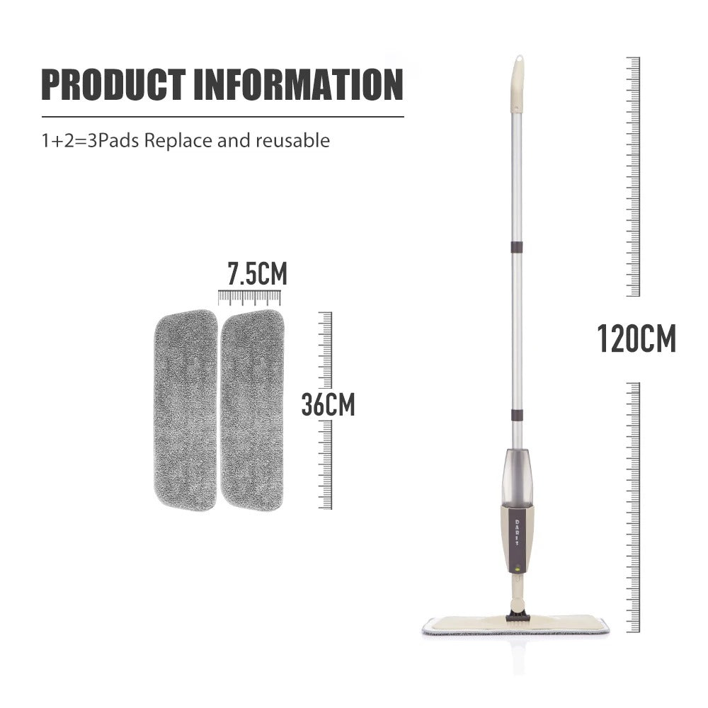 Spray Flat Mop for Quick Floor Cleaning