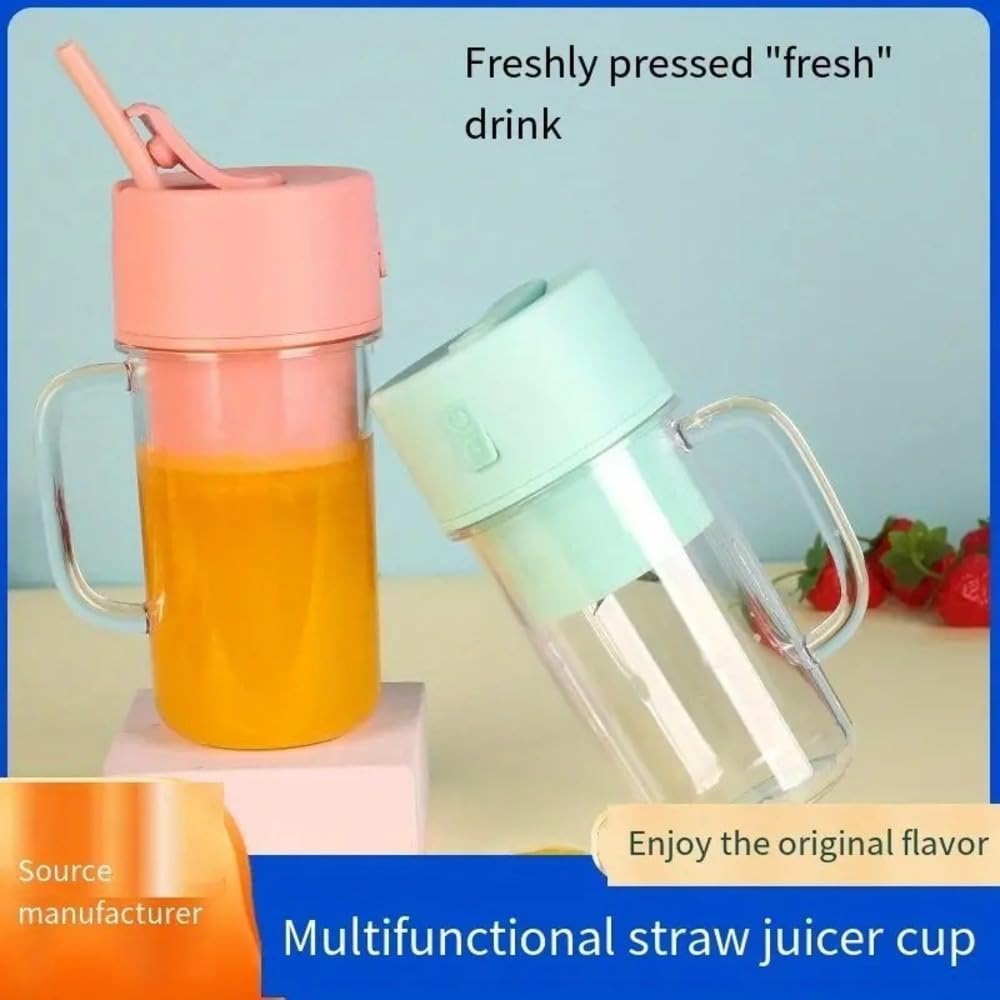 Crusher Juicer - Mug Shaped Portable Blender With Straw